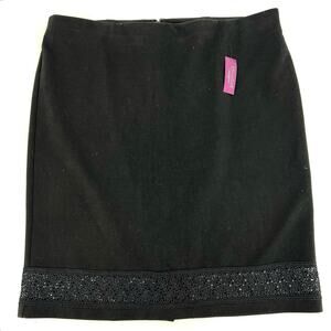 Lane Bryant women’s midi lace border skirt